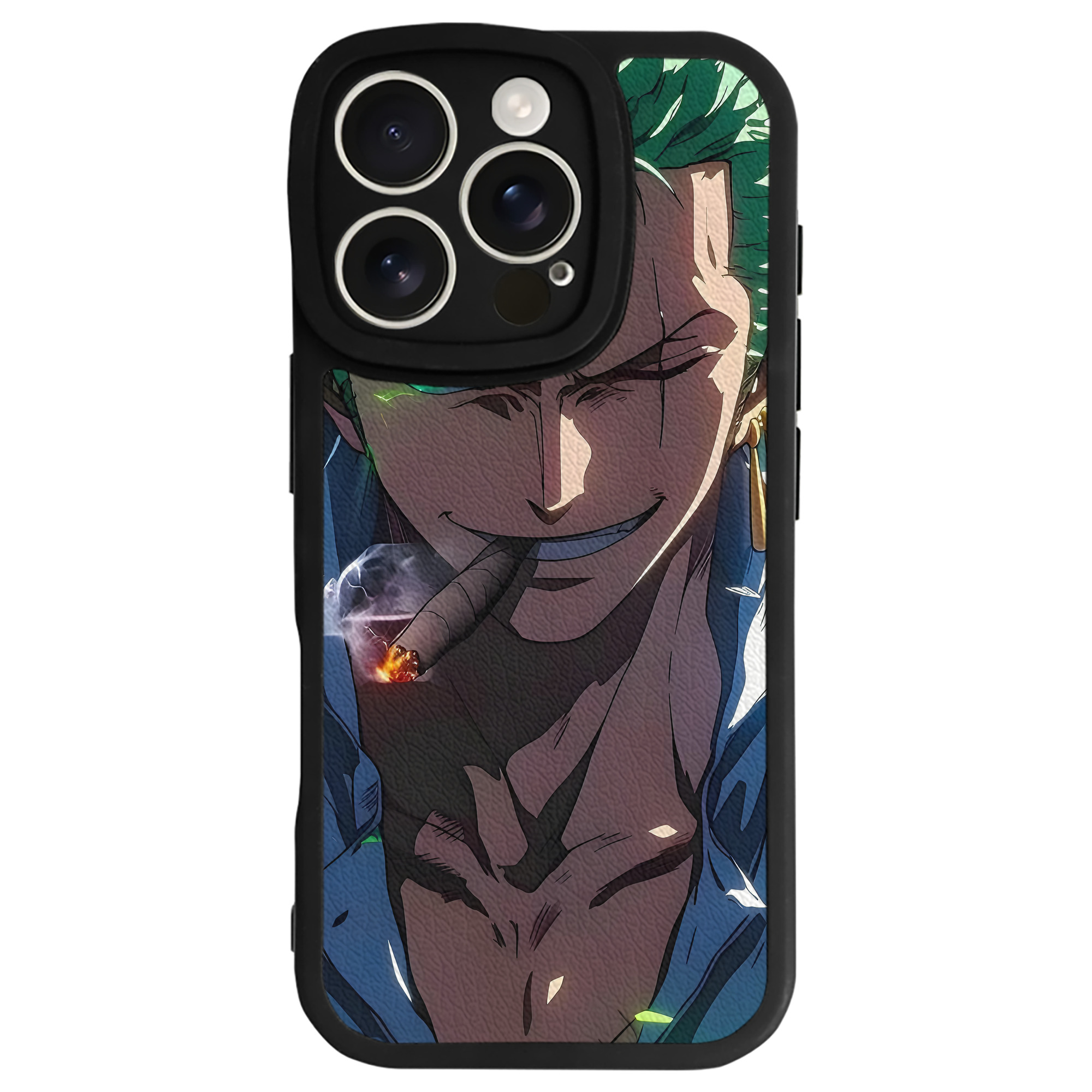 （画像用） ワンピース ONE PIECE 【iPhone 16シリーズ対応】シリコンスマホケース（レザー調） 材質：シリコン